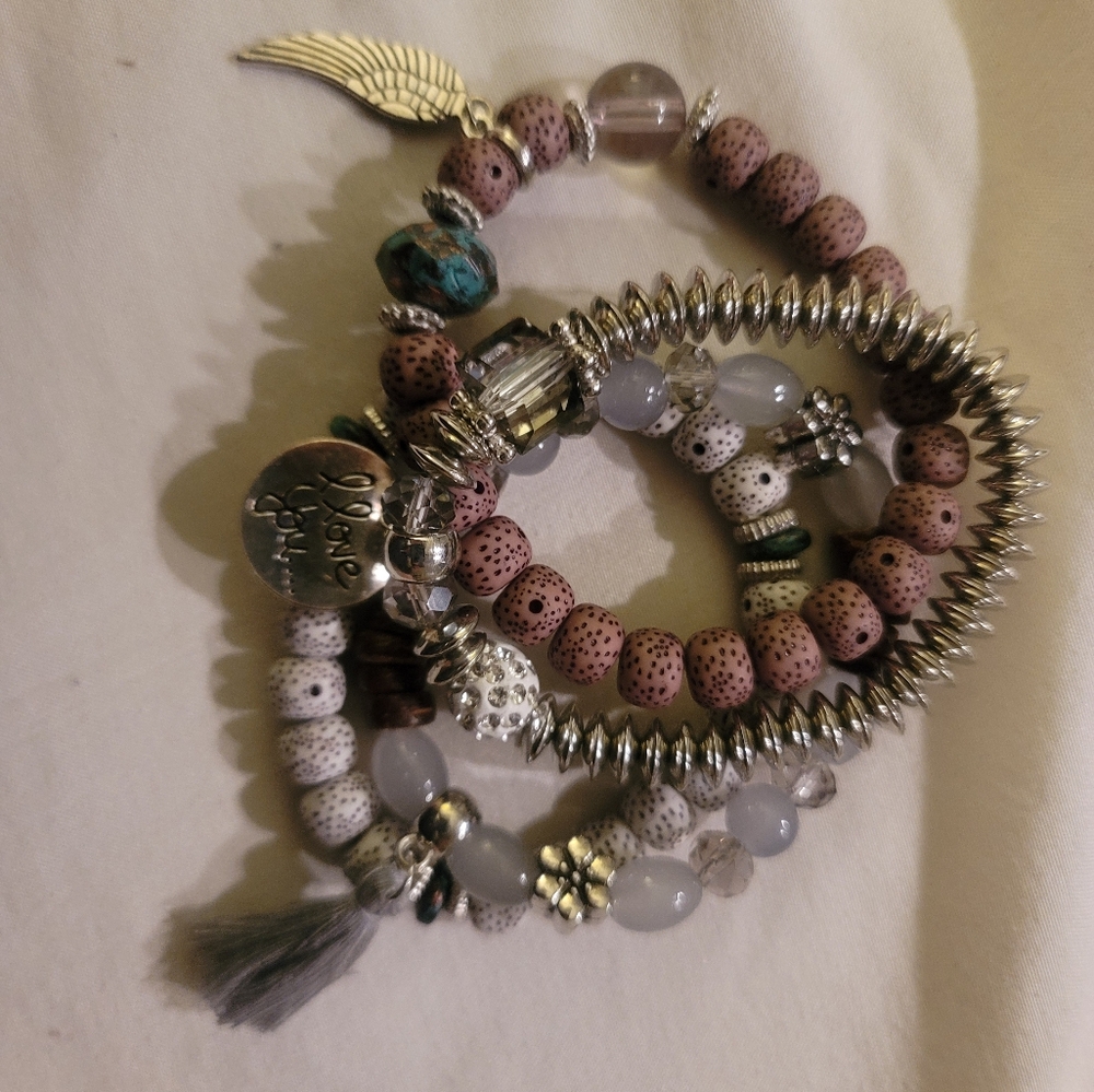 NWOT Stackable Bracelets OS - Picture 6 of 6